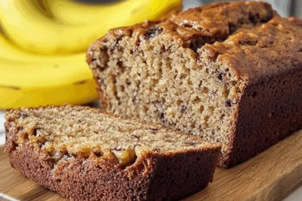 Budín de banana (como de cafetería): la receta perfecta para la merienda del finde