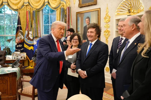 Trump respaldó a Milei en la Casa Blanca