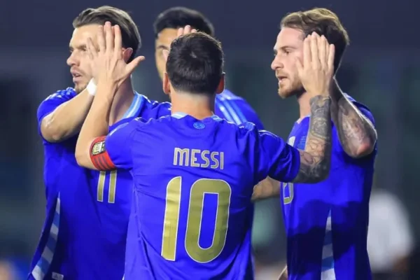 Argentina goleó a Puerto Rico  en un amistoso internacional