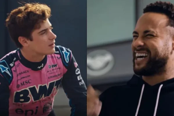 Alpine reúne a Colapinto y Neymar en una publicidad para la gira de la Fórmula 1 por América