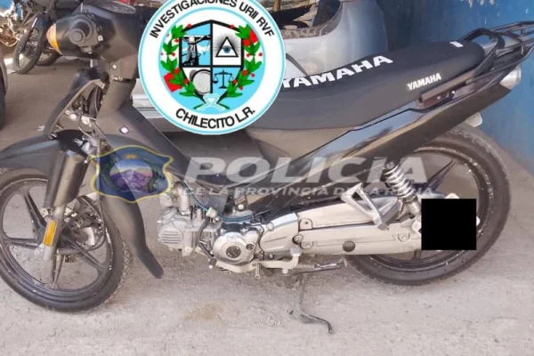 Investigaciones recuperò una motocicleta robada en Chilecito