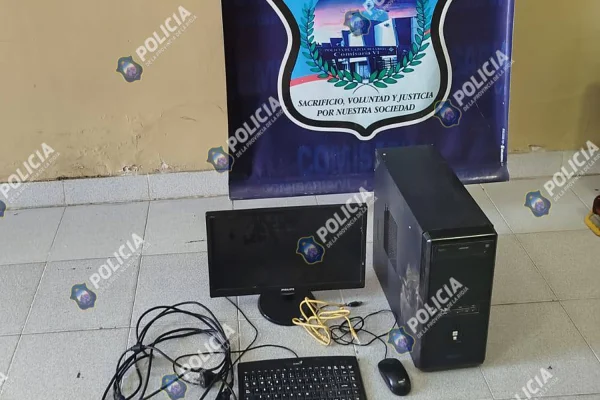 La Policia encontró una computadora que fue denunciada como robada
