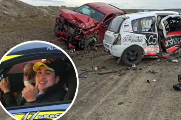 Dos pilotos de rally murieron tras chocar contra una camioneta en plena competencia en Tierra del Fuego