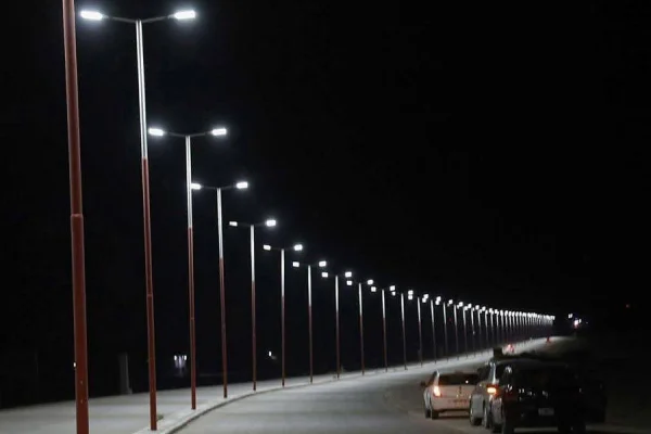 Aimogasta cuenta con un moderno sistema de iluminación led en Ruta Nº 9