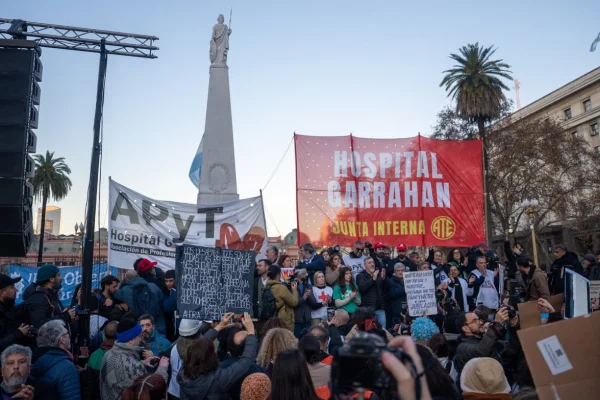 Trabajadores del Garrahan vuelven a parar por la ley de emergencia pediátrica