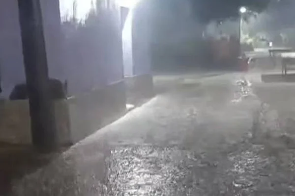 Llegaron las tormentas en el interior