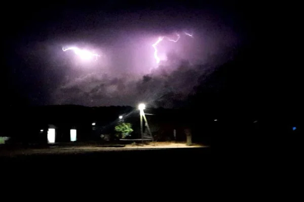 Llegaron las tormentas en el interior
