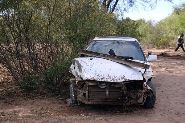 Espectacular vuelco dejó un herido