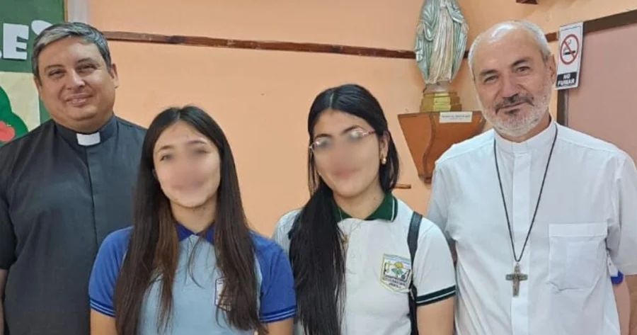 Las alumnas que representarán a la Diócesis de La Rioja en la instancia nacional.