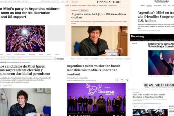 Así reflejaron los medios del mundo las legislativas 2025