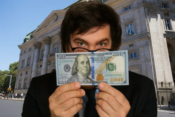 El dólar se desploma $100 y se disparan acciones