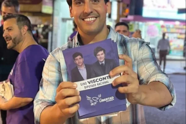 Quién es Gino Visconti, el diputado electo de La Libertad Avanza que representará a La Rioja en el Congreso