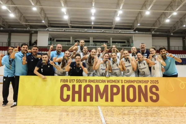 La Selección Femenina de basquet es campeona invicta del Sudamericano U17