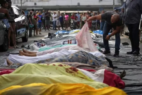 Río de Janeiro: estiman más de 120 muertos tras megaoperativo policial