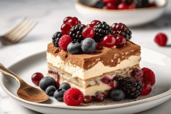 Tiramisú de frutos rojos: la receta más fresca y deliciosa del clásico italiano