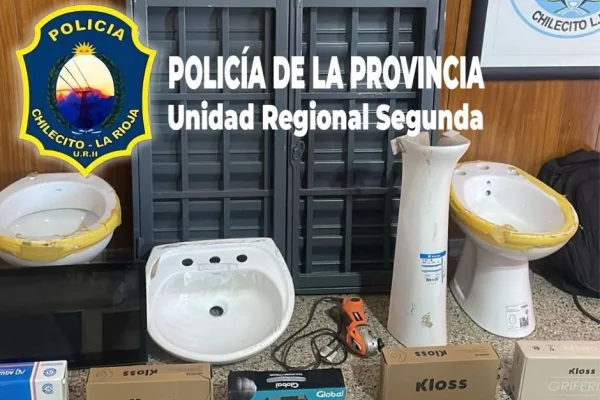 Secuestran varios elementos robados en Chilecito