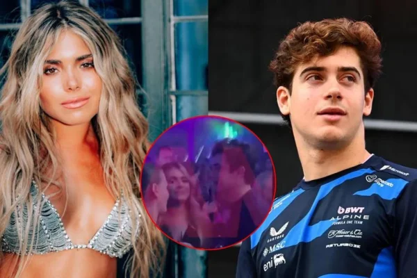 Besos y abrazos en un boliche: Franco Colapinto, muy cerca de Meri Deal, cantante de “Toco para vos”