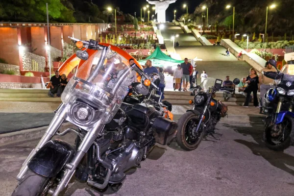 Las legendarias Harley Davidson rugieron en Chilecito