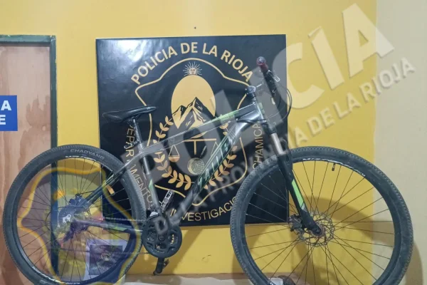 Investigaciones secuestró una bicicleta tras una denuncia de robo