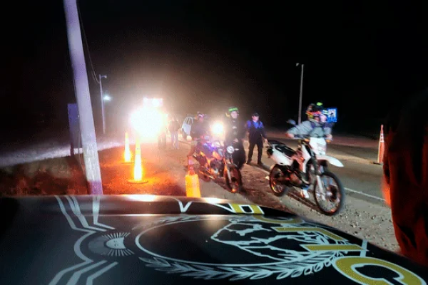 La Policía sancionó a los propietarios de motocicletas que participaron en la “rodada”