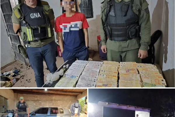 Golpe al narcotráfico en La Rioja: secuestran más de $9 millones