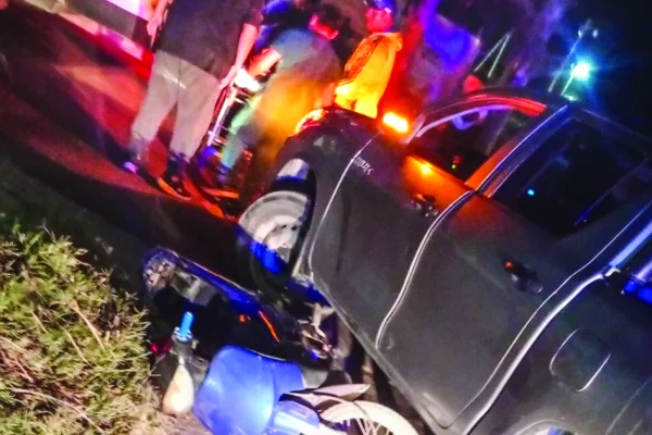 Motociclista fue hospitalizada tras un siniestro vial en Arauco