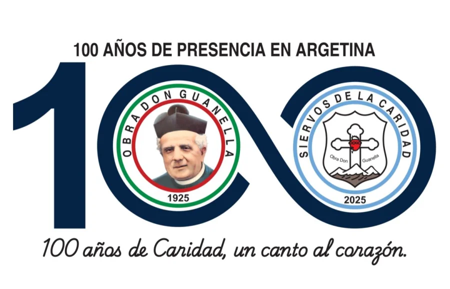 Logo por el centenario de la Orden en su llegada a la Argentina.