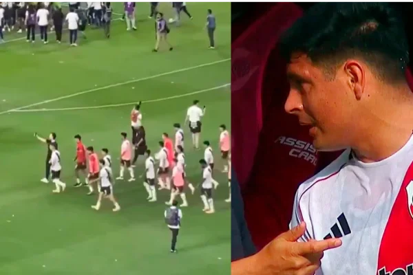 El escándalo post Superclásico: Salas golpeó el celular de un hincha y el video se hizo viral