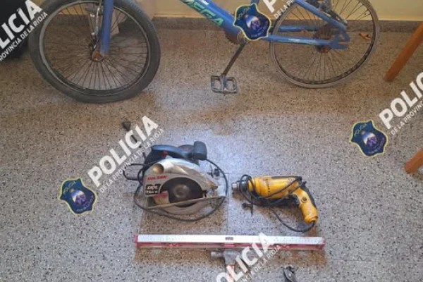 La Policia recuperó elementos en la zona sur y detuvo a un sujeto