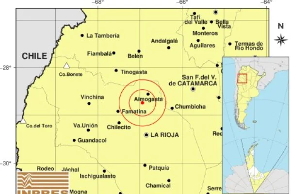 Temblor en el norte de La Rioja