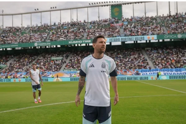 La emoción de Messi en su regreso a España: 