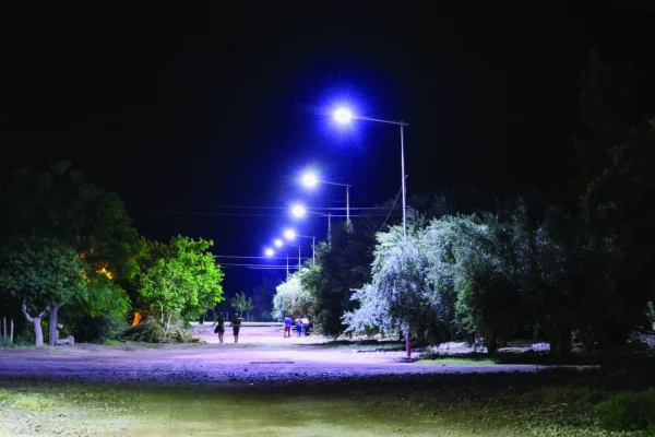 Inauguraron iluminación en las Colonias de Malligasta