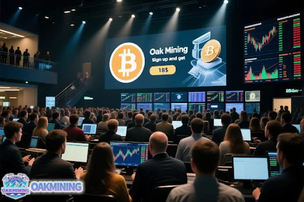 Oak Mining revoluciona la minería en la nube: gana hasta $8,566 por día con la minería remota de Bitcoin.