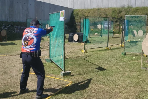 Damián Lepore se destacó en el Nacional de Tiro Práctico