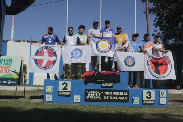 Arquería: Tiro Federal La Rioja brilló en el Nacional de Aire Libre