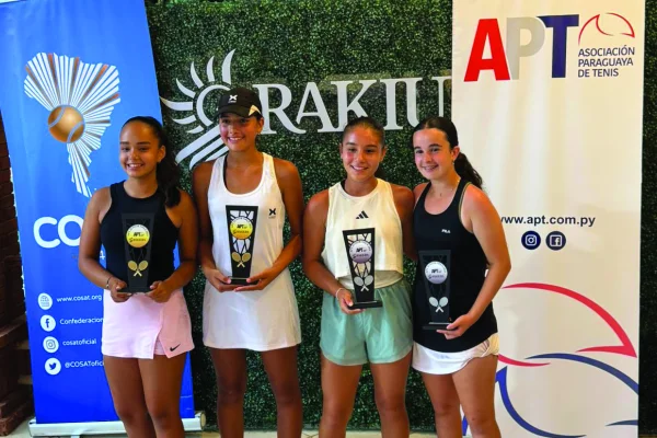 Tenis: Aguirre Ramos, campeona en Dobles en Paraguay
