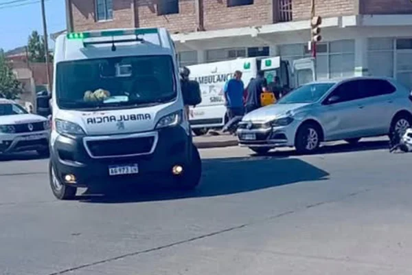 Dos heridos en fuerte siniestro vial en Chilecito