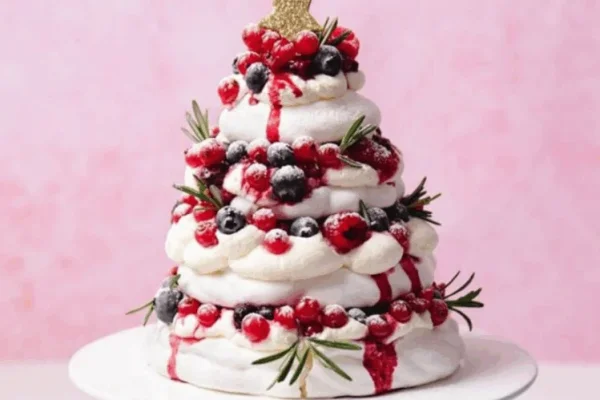 Arbolito de merengue y frutas: el postre navideño fácil, fresco y listo para armar