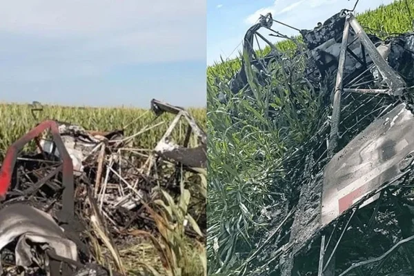Piloto cayó con su avioneta y logró salvarse de milagro