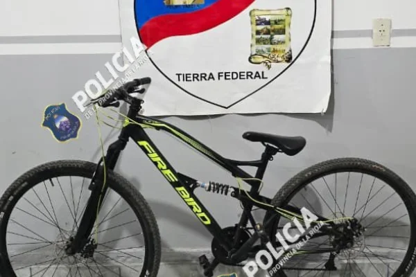 La Policía recuperó una bicicleta de alto valor económico y tiene en la mira al autor del robo