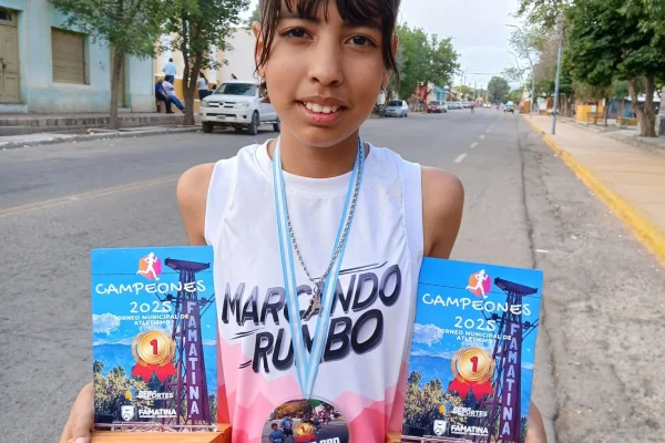 Atletismo de Famatina: Histórico triunfo de una atleta de 11 años en la Milla de Oro