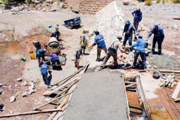 Avanzan obras para optimizar la captación de agua de riego