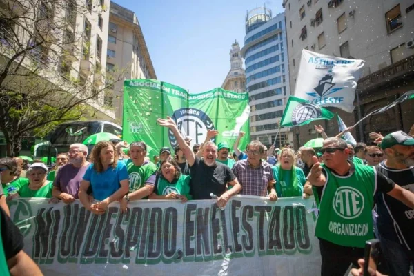 ATE convocó a un paro nacional para el martes 9 contra la reforma laboral