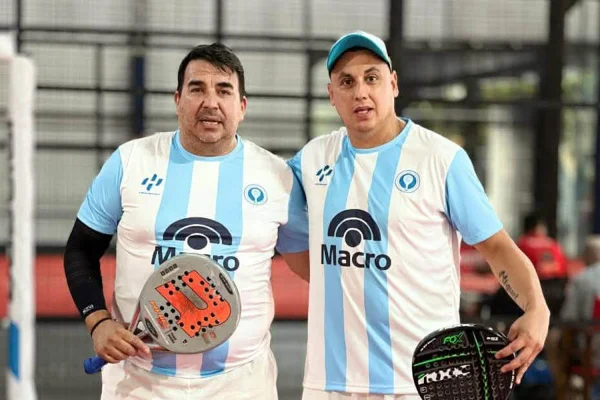 Dos riojanos se coronaron campeones Panamericanos Séniors de Pádel