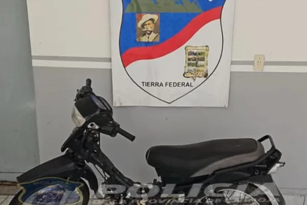 La Policía recuperó una moto en la Zona Norte
