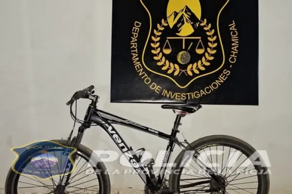Investigaciones recuperó una bicicleta en Chamical