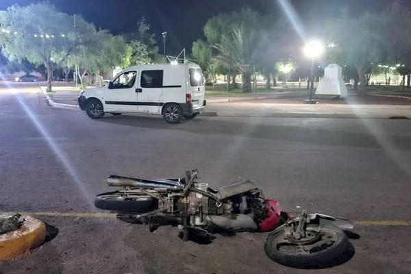 Un menor de edad sufrió heridas tras un siniestro vial