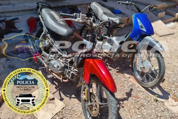 Investigaciones recuperó dos motocicletas robadas