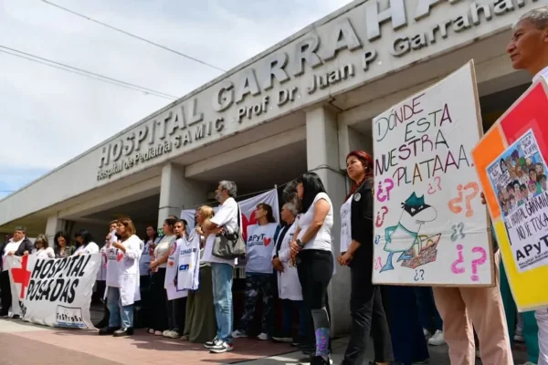 El Hospital Garrahan y organizaciones de discapacidad marchan a Plaza de Mayo