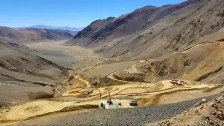 La perforaci&oacute;n en Lunahuasi en San Juan arroj&oacute; buenos resultados en cobre y oro. Foto: gentileza.